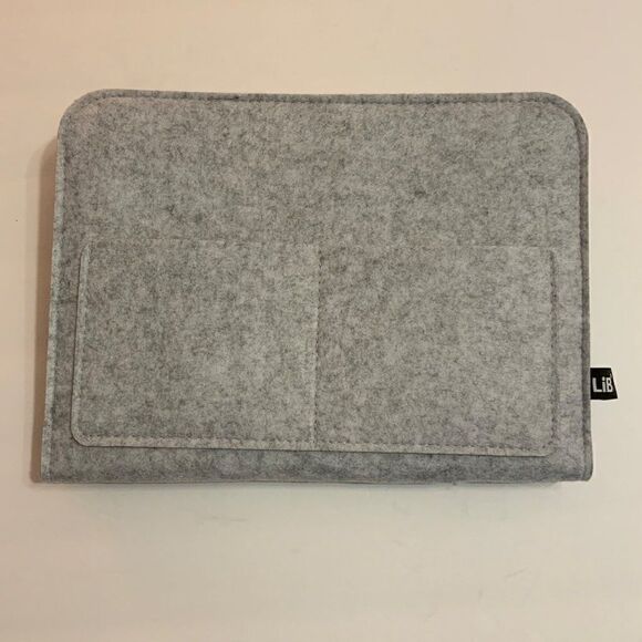 Bedside Caddy Organizer Grey Felt Large New - Picture 5 of 10